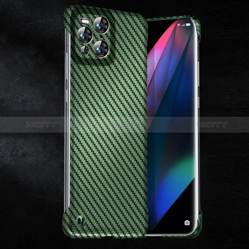 Funda Dura Plastico Rigida Carcasa Mate Twill para Oppo Find X3 5G