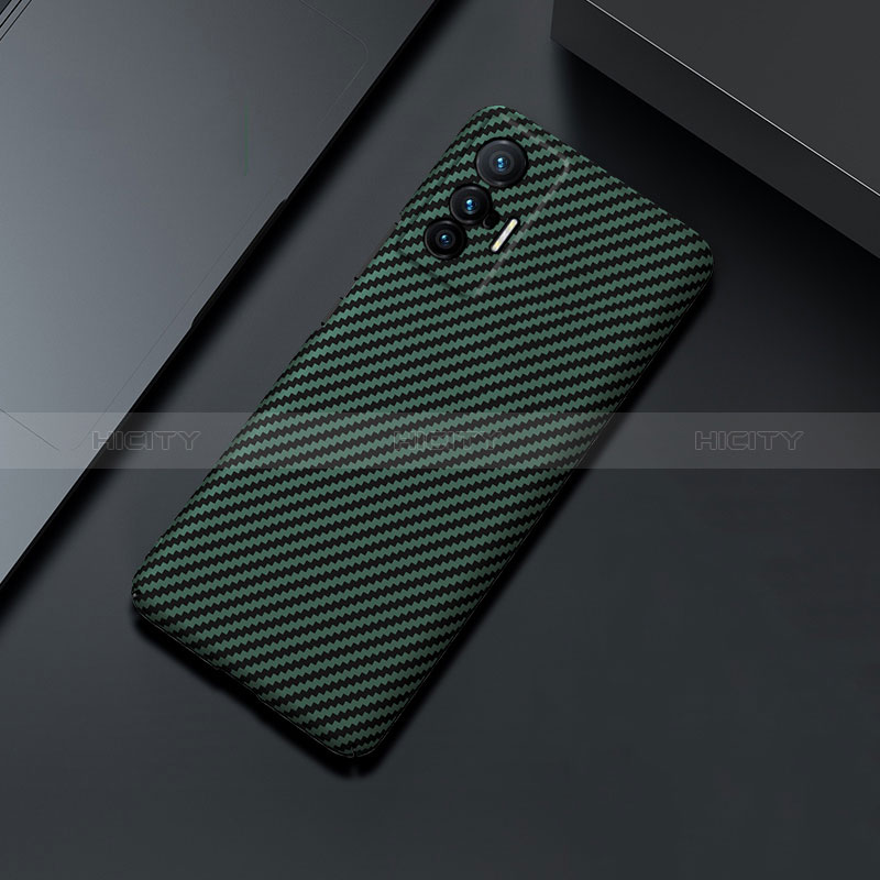 Funda Dura Plastico Rigida Carcasa Mate Twill para Vivo X70t Verde