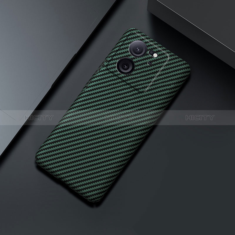 Funda Dura Plastico Rigida Carcasa Mate Twill para Xiaomi Mi 13T Pro 5G Verde