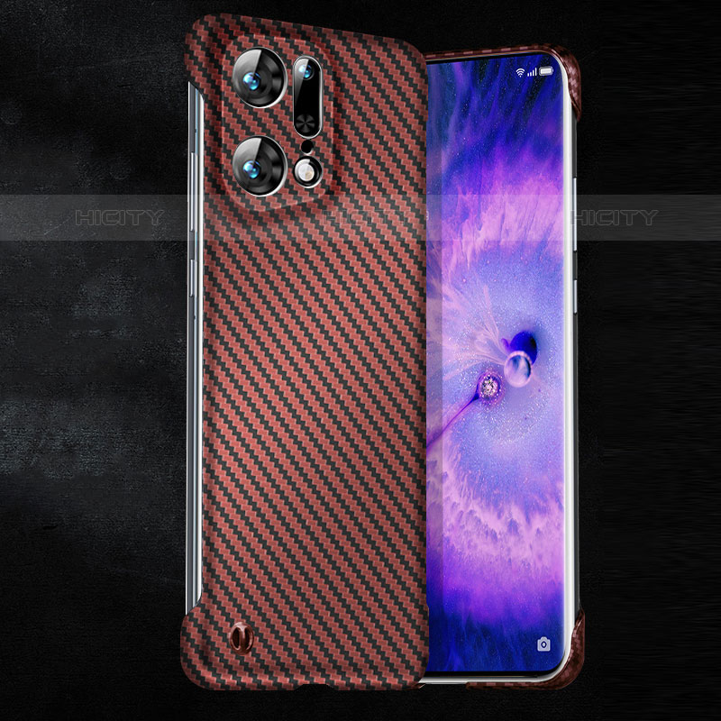 Funda Dura Plastico Rigida Carcasa Mate Twill T01 para Oppo Find X5 Pro 5G