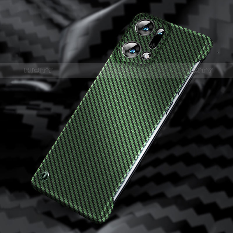 Funda Dura Plastico Rigida Carcasa Mate Twill T01 para Oppo Find X5 Pro 5G