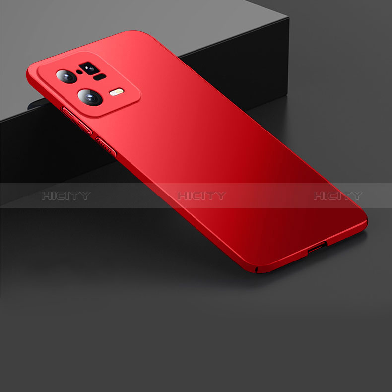 Funda Dura Plastico Rigida Carcasa Mate YD1 para Xiaomi Mi 13 5G Rojo