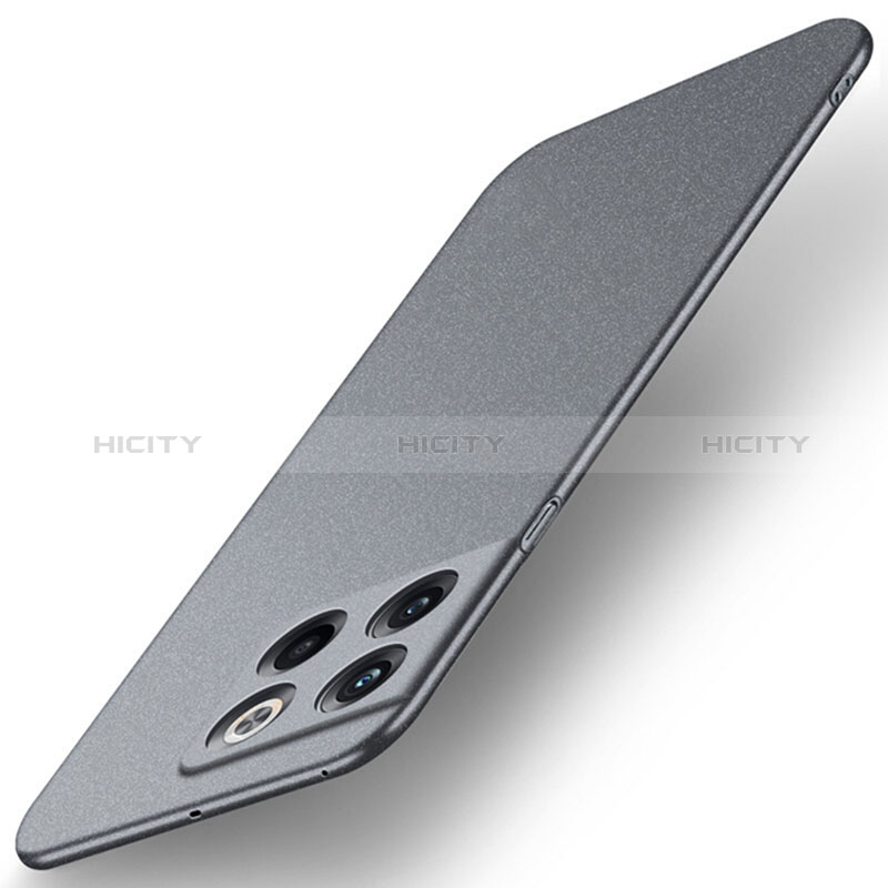 Funda Dura Plastico Rigida Carcasa Mate YK1 para OnePlus Ace Pro 5G Gris