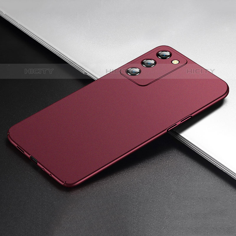 Funda Dura Plastico Rigida Carcasa Mate YK1 para Oppo A53s 5G Rojo