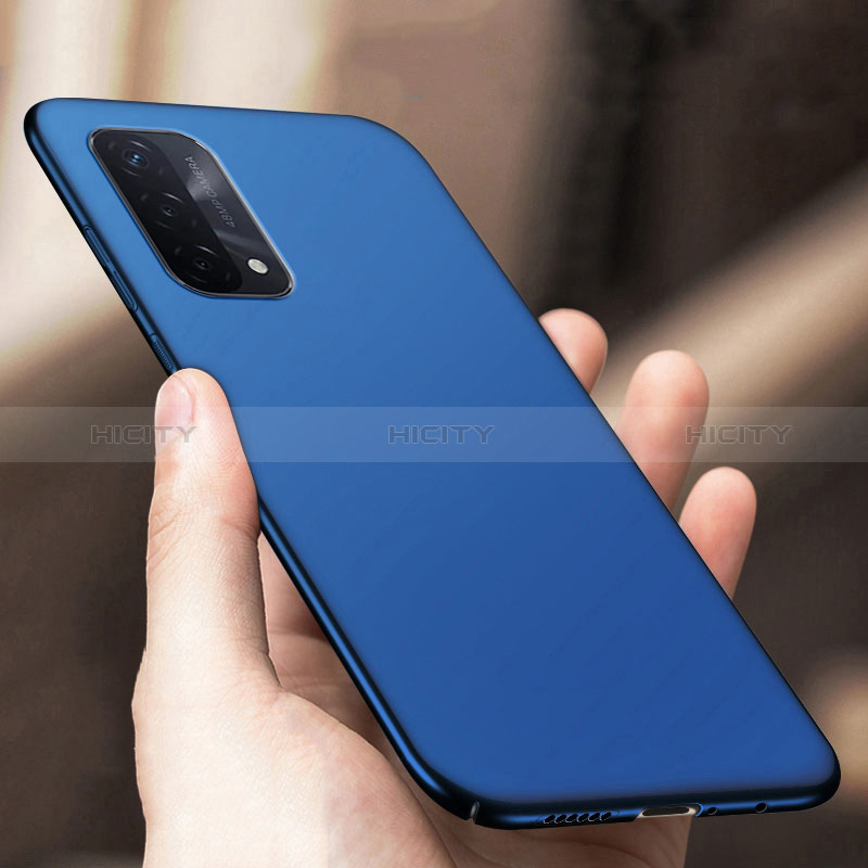 Funda Dura Plastico Rigida Carcasa Mate YK1 para Oppo A54 5G Azul