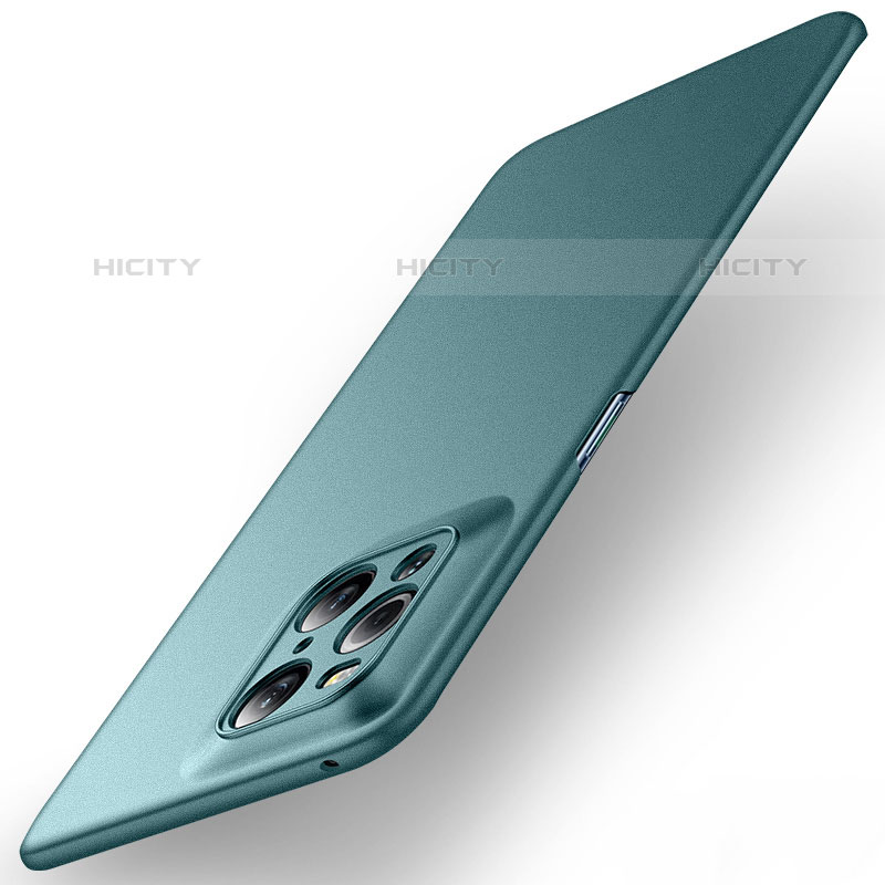 Funda Dura Plastico Rigida Carcasa Mate YK1 para Oppo Find X3 Pro 5G Verde