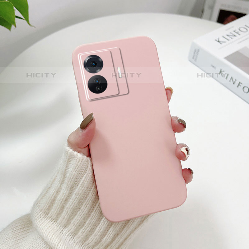 Funda Dura Plastico Rigida Carcasa Mate YK1 para Vivo iQOO Z6 Pro 5G Rosa