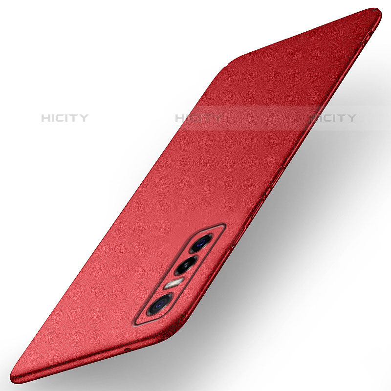 Funda Dura Plastico Rigida Carcasa Mate YK1 para Vivo Y73s 5G Rojo