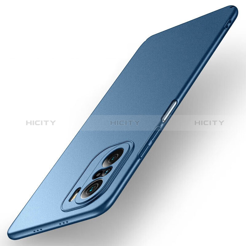 Funda Dura Plastico Rigida Carcasa Mate YK1 para Xiaomi Poco F3 5G Azul