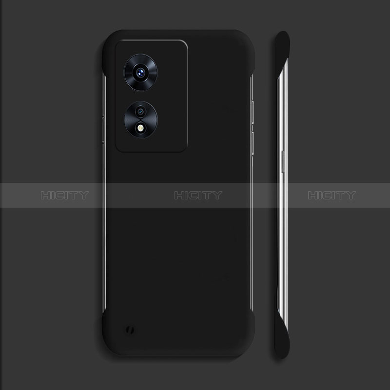 Funda Dura Plastico Rigida Carcasa Mate YK2 para Oppo A1 5G Negro