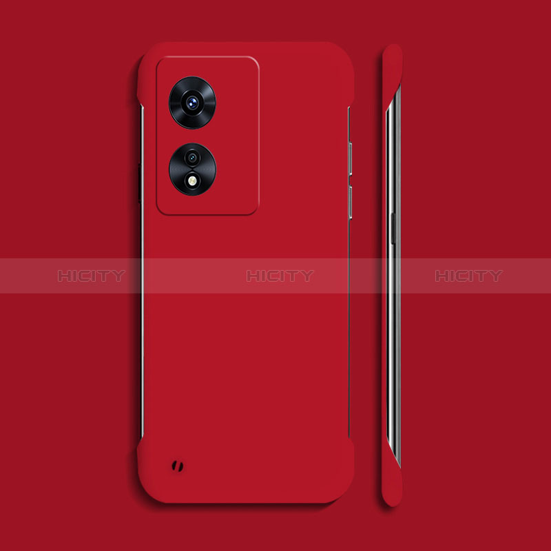 Funda Dura Plastico Rigida Carcasa Mate YK2 para Oppo A1 5G Rojo