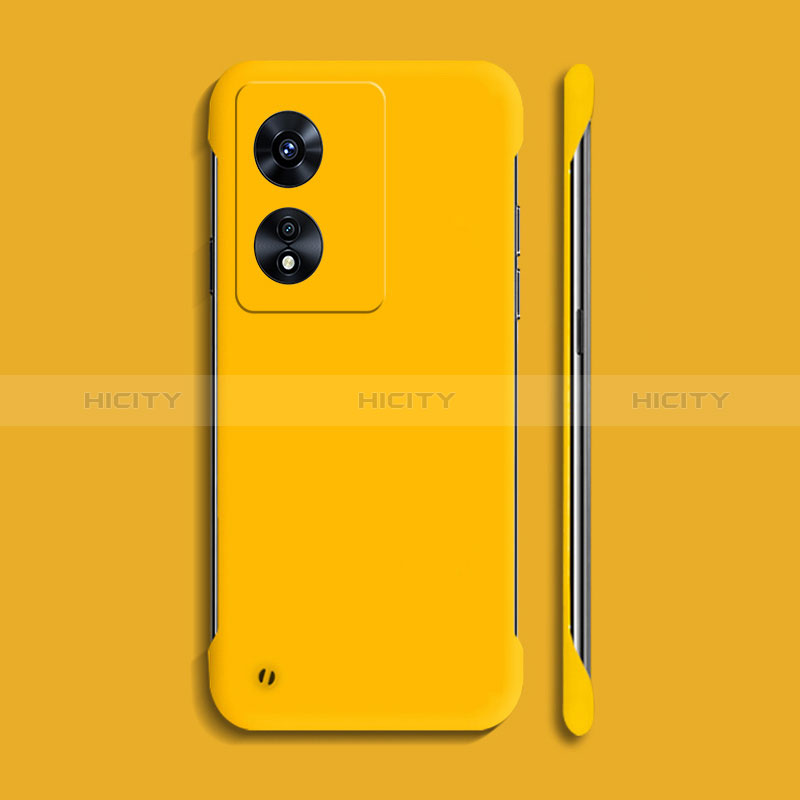 Funda Dura Plastico Rigida Carcasa Mate YK2 para Oppo A1 Pro 5G Amarillo