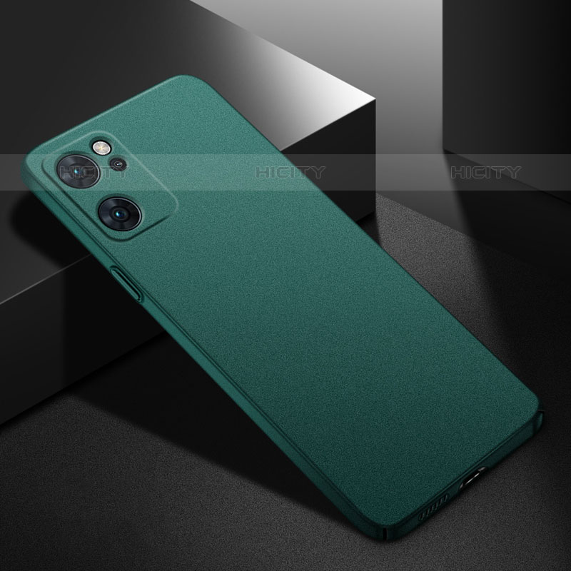 Funda Dura Plastico Rigida Carcasa Mate YK2 para Oppo Reno7 SE 5G Verde