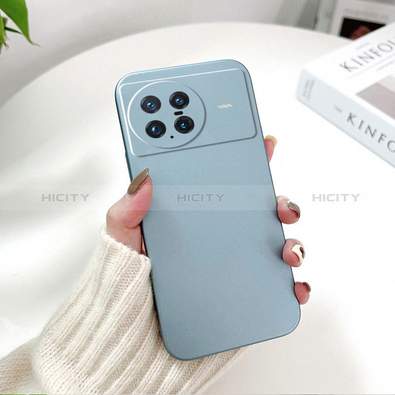 Funda Dura Plastico Rigida Carcasa Mate YK2 para Vivo X Note Azul Cielo