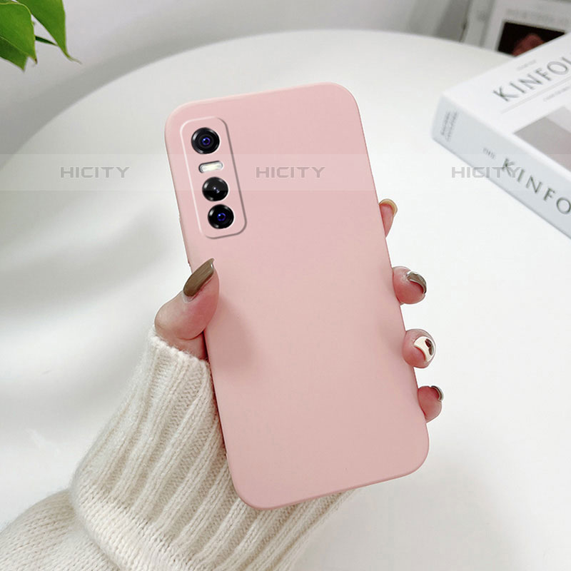 Funda Dura Plastico Rigida Carcasa Mate YK2 para Vivo Y73s 5G Rosa