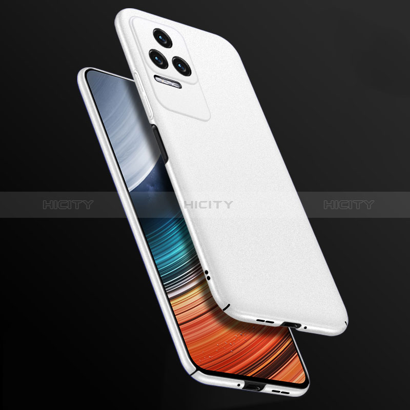 Funda Dura Plastico Rigida Carcasa Mate YK2 para Xiaomi Poco F4 5G Blanco