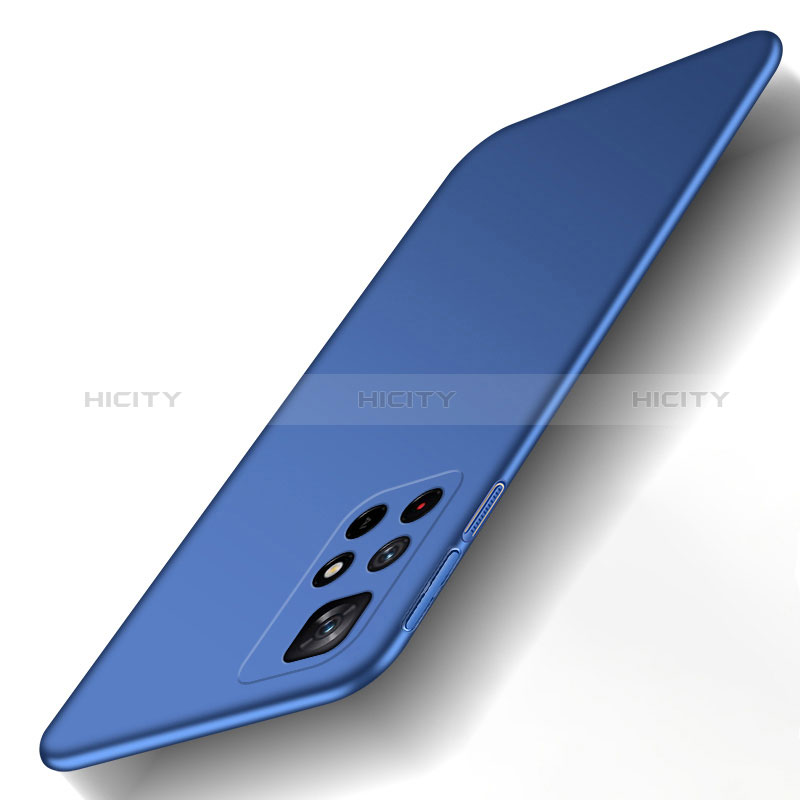 Funda Dura Plastico Rigida Carcasa Mate YK2 para Xiaomi Poco M4 Pro 5G Azul