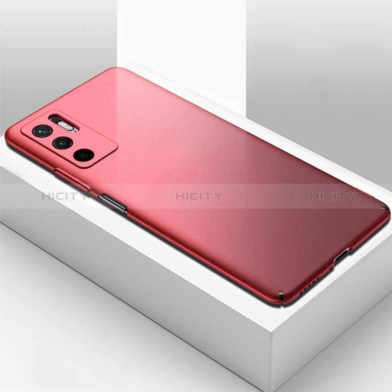 Funda Dura Plastico Rigida Carcasa Mate YK2 para Xiaomi Redmi Note 10 5G Rojo