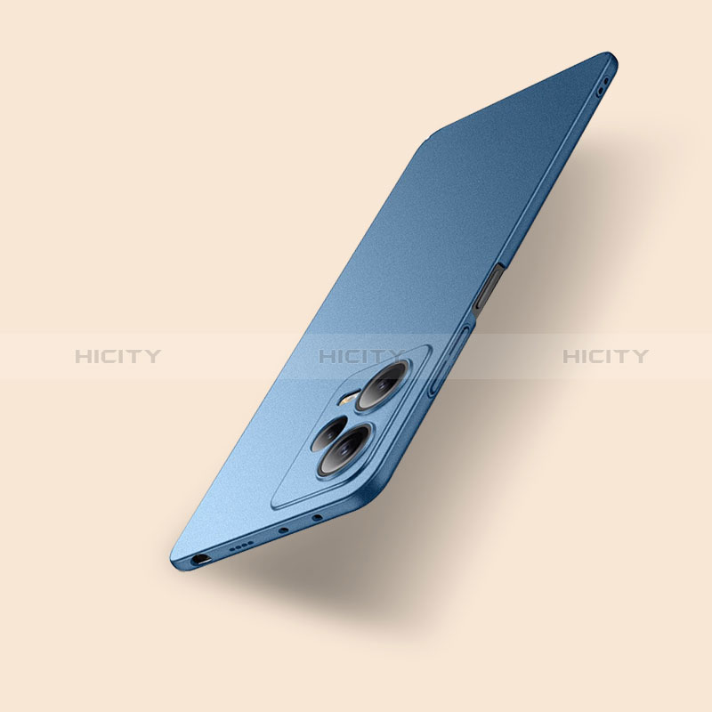 Funda Dura Plastico Rigida Carcasa Mate YK2 para Xiaomi Redmi Note 12 Pro+ Plus 5G Azul