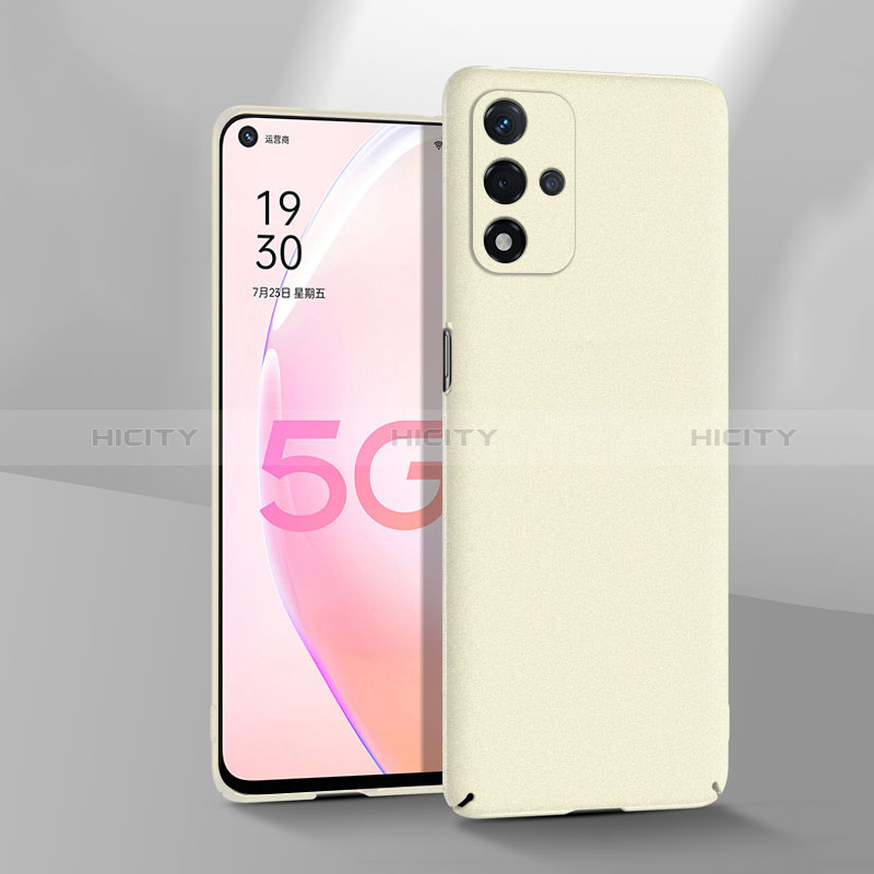 Funda Dura Plastico Rigida Carcasa Mate YK3 para Oppo A93s 5G Blanco