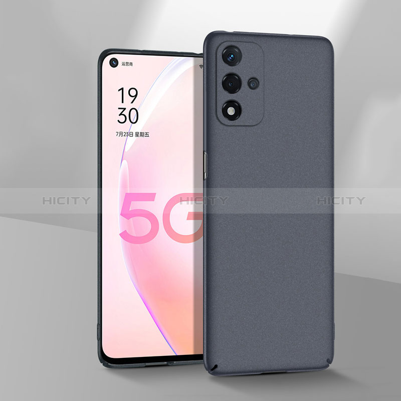 Funda Dura Plastico Rigida Carcasa Mate YK3 para Oppo A93s 5G Gris