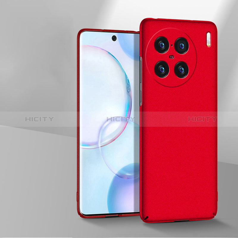 Funda Dura Plastico Rigida Carcasa Mate YK3 para Vivo X90 Pro 5G Rojo