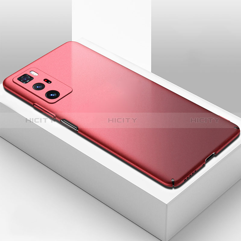 Funda Dura Plastico Rigida Carcasa Mate YK3 para Xiaomi Redmi Note 10 Pro 5G Rojo