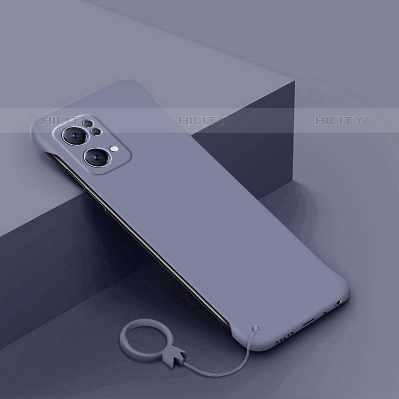 Funda Dura Plastico Rigida Carcasa Mate YK4 para Oppo Reno7 Pro 5G Gris Lavanda