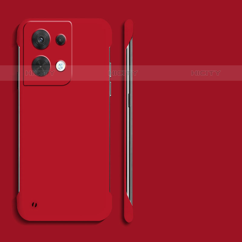 Funda Dura Plastico Rigida Carcasa Mate YK4 para Oppo Reno8 Pro 5G Rojo