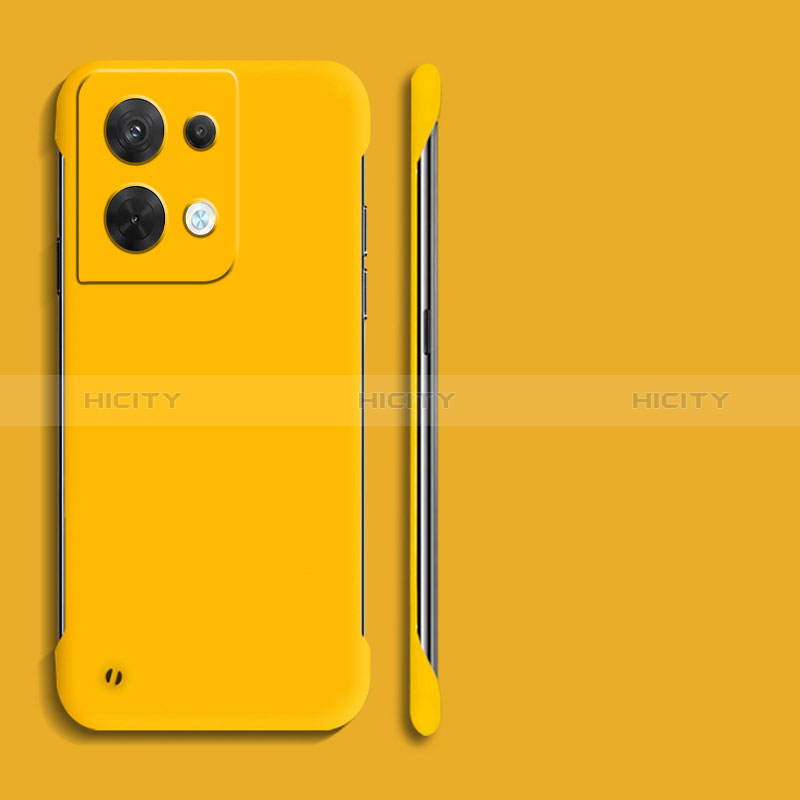 Funda Dura Plastico Rigida Carcasa Mate YK4 para Oppo Reno9 Pro+ Plus 5G Amarillo