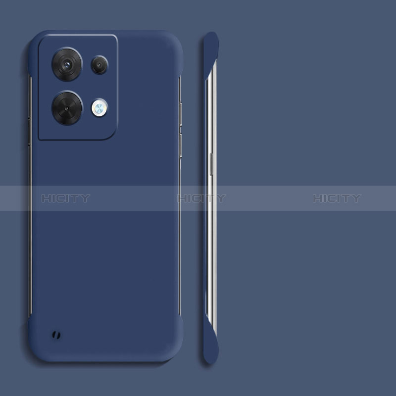 Funda Dura Plastico Rigida Carcasa Mate YK4 para Oppo Reno9 Pro+ Plus 5G Azul