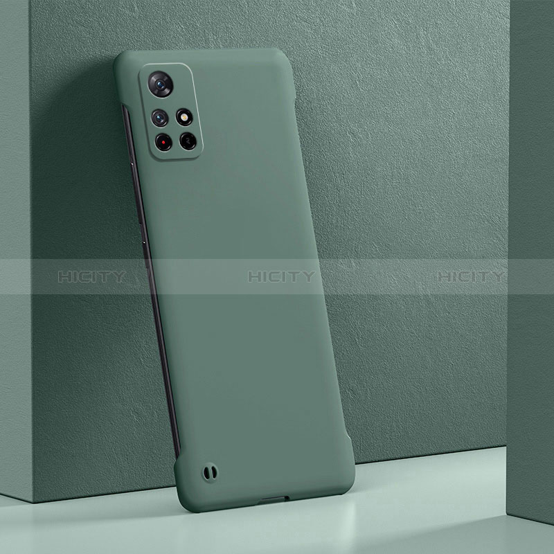 Funda Dura Plastico Rigida Carcasa Mate YK4 para Xiaomi Mi 11i 5G (2022) Verde Noche