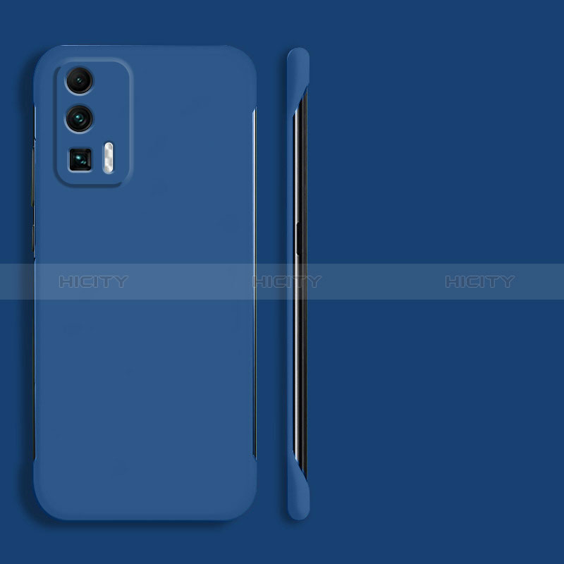 Funda Dura Plastico Rigida Carcasa Mate YK4 para Xiaomi Poco F5 Pro 5G Azul