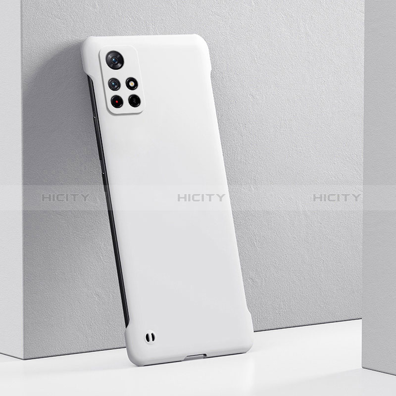 Funda Dura Plastico Rigida Carcasa Mate YK5 para Xiaomi Poco M4 Pro 5G Blanco