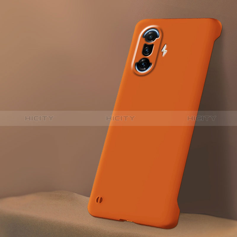 Funda Dura Plastico Rigida Carcasa Mate YK5 para Xiaomi Redmi K40 Gaming 5G Naranja