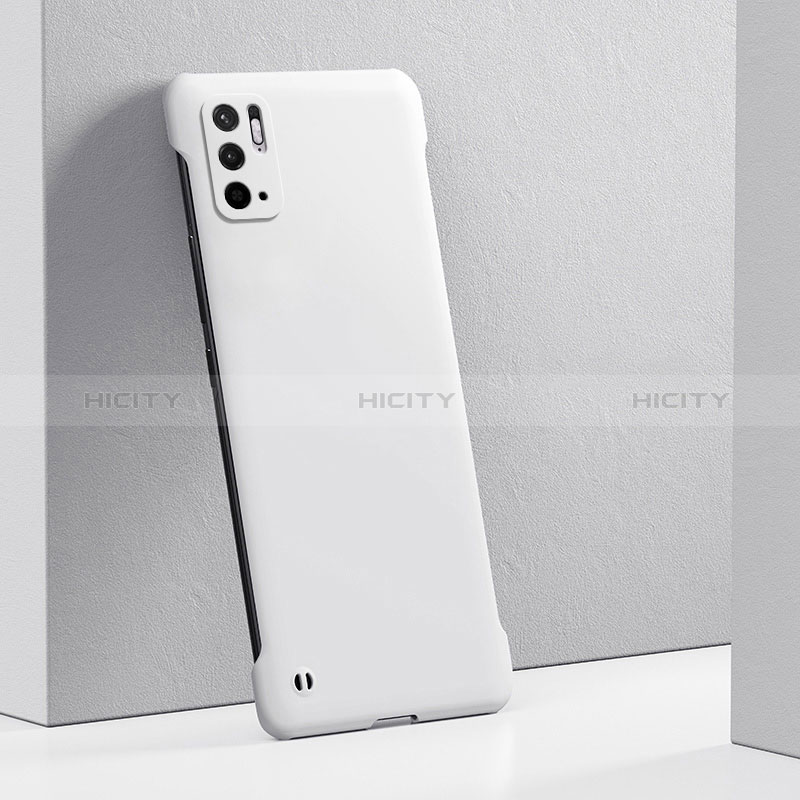 Funda Dura Plastico Rigida Carcasa Mate YK5 para Xiaomi Redmi Note 10 5G Blanco