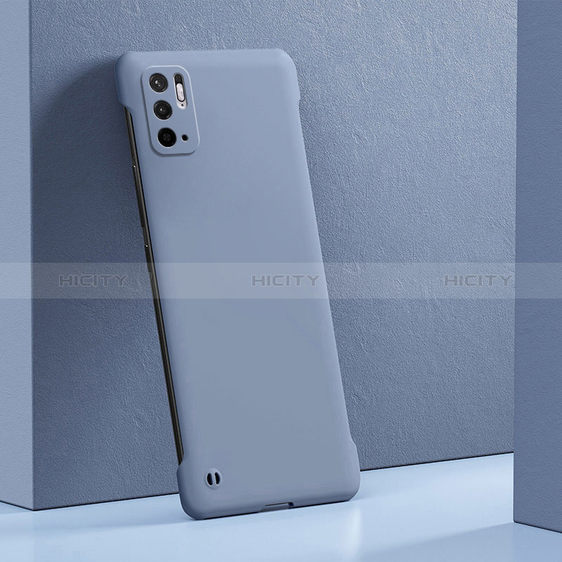 Funda Dura Plastico Rigida Carcasa Mate YK5 para Xiaomi Redmi Note 11 SE 5G Gris Lavanda