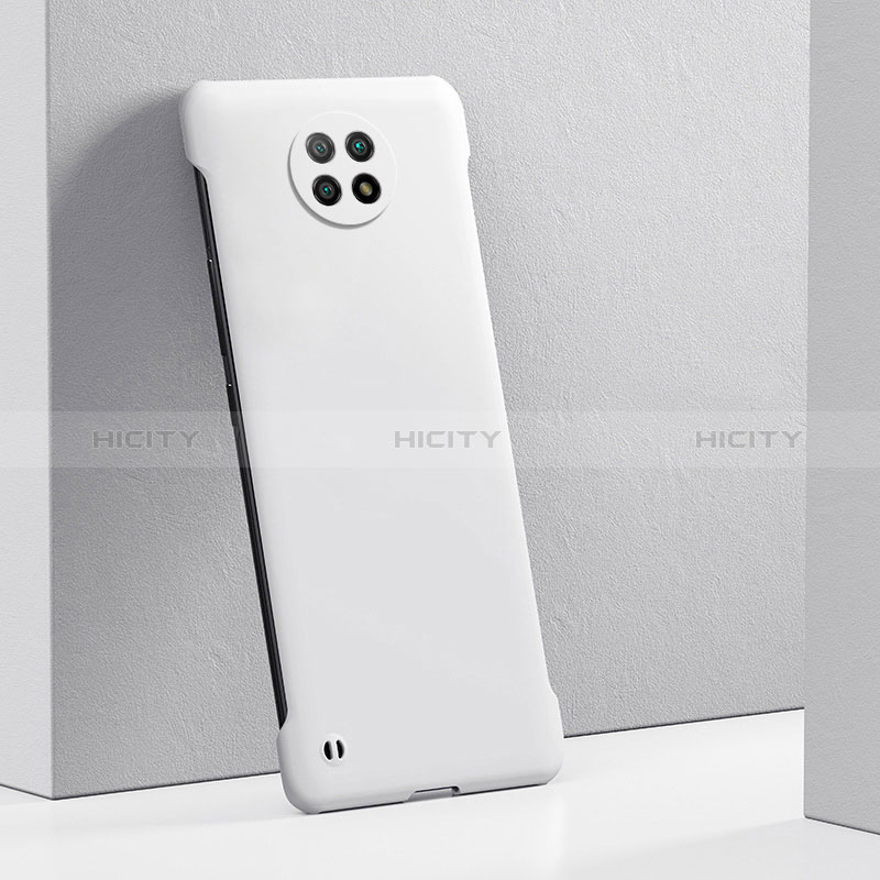 Funda Dura Plastico Rigida Carcasa Mate YK5 para Xiaomi Redmi Note 9 5G Blanco