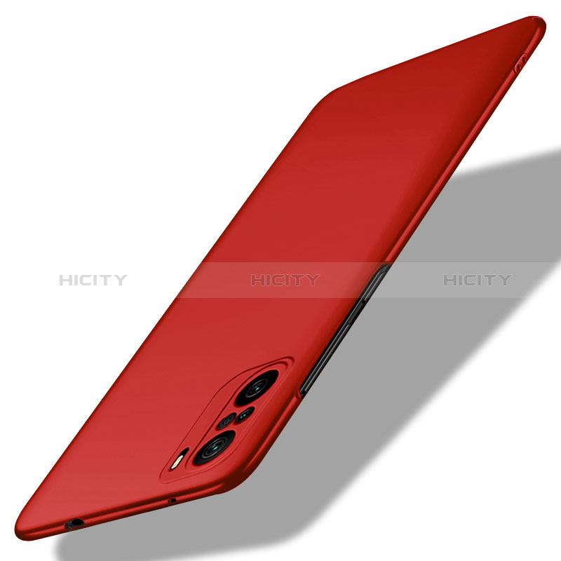 Funda Dura Plastico Rigida Carcasa Mate YK7 para Xiaomi Poco F3 5G Rojo