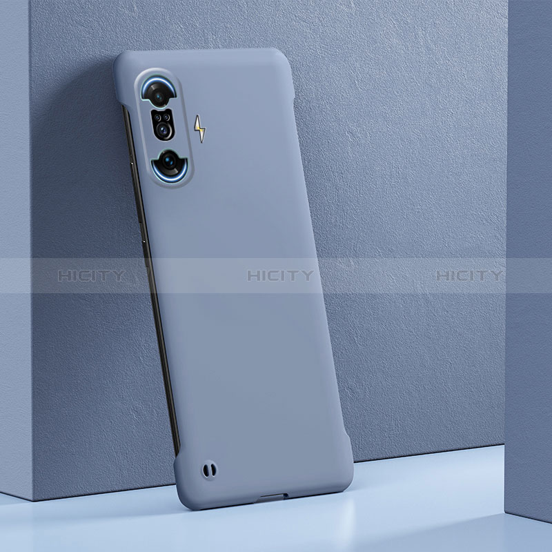 Funda Dura Plastico Rigida Carcasa Mate YK7 para Xiaomi Poco F3 GT 5G Gris Lavanda