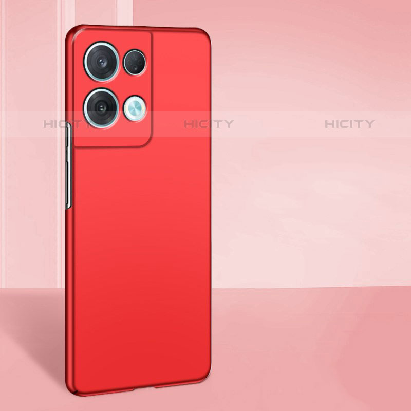 Funda Dura Plastico Rigida Carcasa Mate YK8 para Oppo Reno8 Pro 5G Rojo