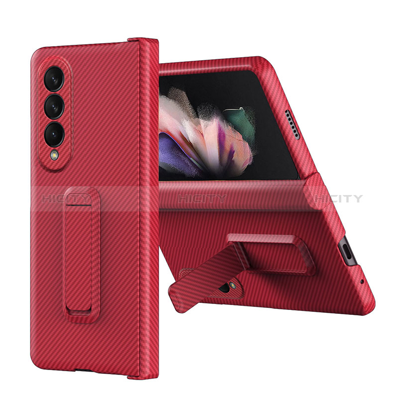 Funda Dura Plastico Rigida Carcasa Mate ZL1 para Samsung Galaxy Z Fold3 5G Rojo