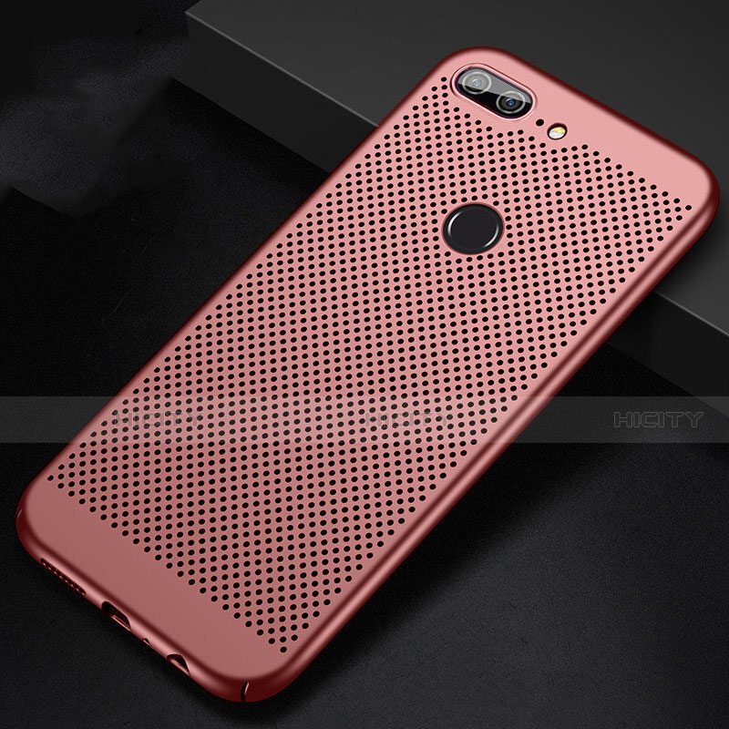 Funda Dura Plastico Rigida Carcasa Perforada para Huawei Honor 9 Lite Oro Rosa