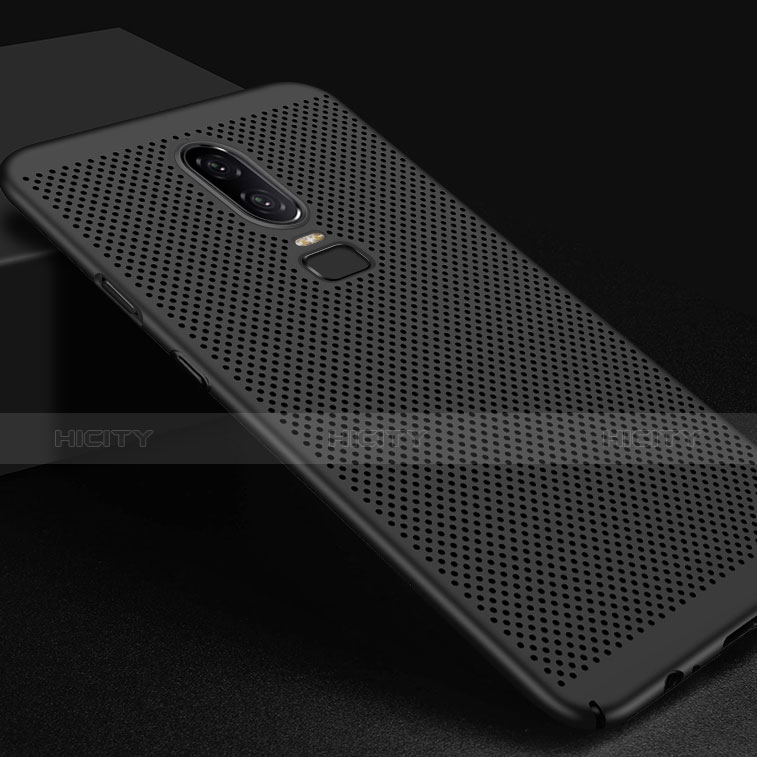 Funda Dura Plastico Rigida Carcasa Perforada para OnePlus 6