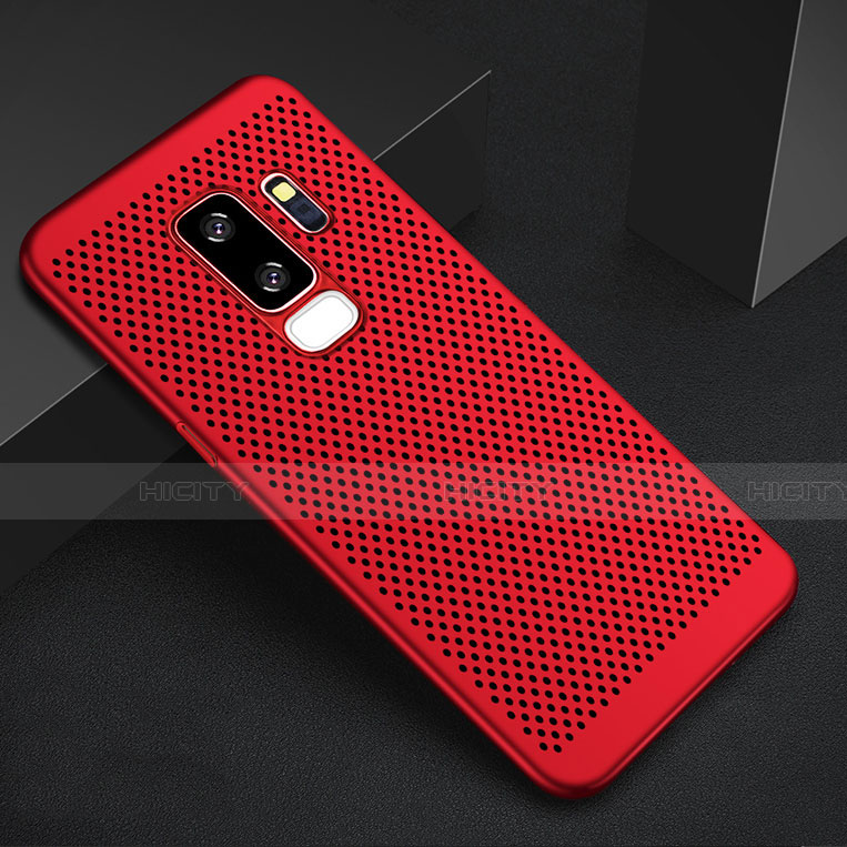 Funda Dura Plastico Rigida Carcasa Perforada para Samsung Galaxy S9 Plus