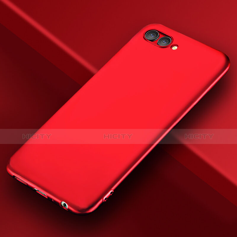 Funda Dura Plastico Rigida Fino Arenisca para Huawei Honor V10 Rojo