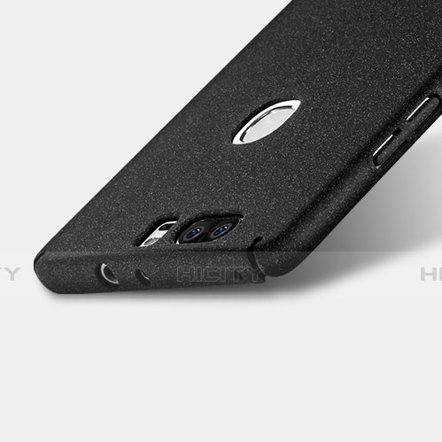 Funda Dura Plastico Rigida Fino Arenisca para Huawei Honor V8 Negro