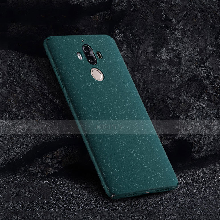 Funda Dura Plastico Rigida Fino Arenisca para Huawei Mate 9 Verde