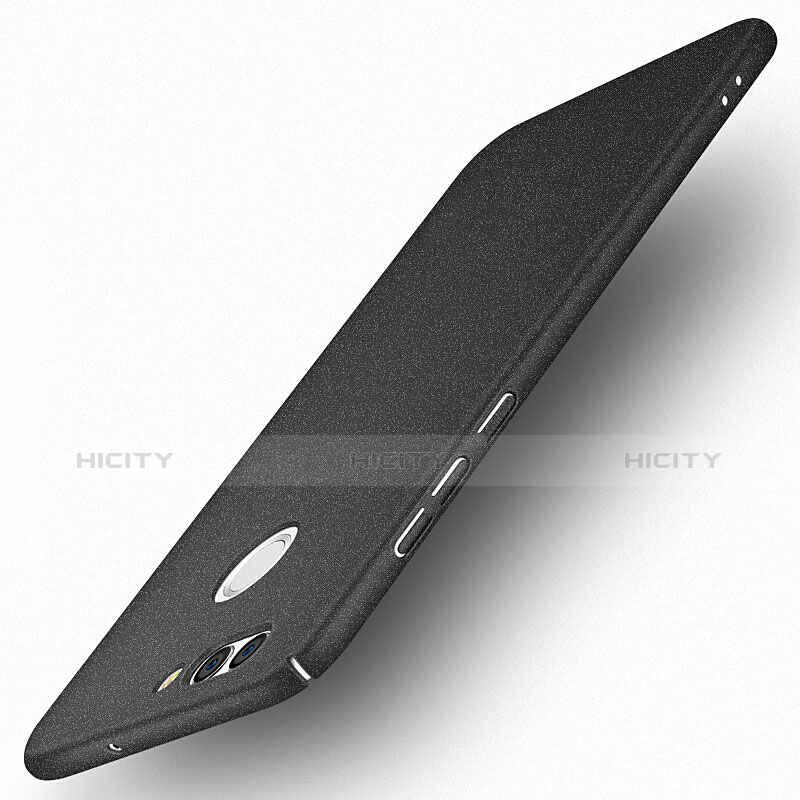 Funda Dura Plastico Rigida Fino Arenisca para Huawei Nova 2 Plus Negro