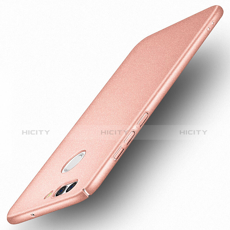 Funda Dura Plastico Rigida Fino Arenisca para Huawei Nova 2 Plus Oro Rosa